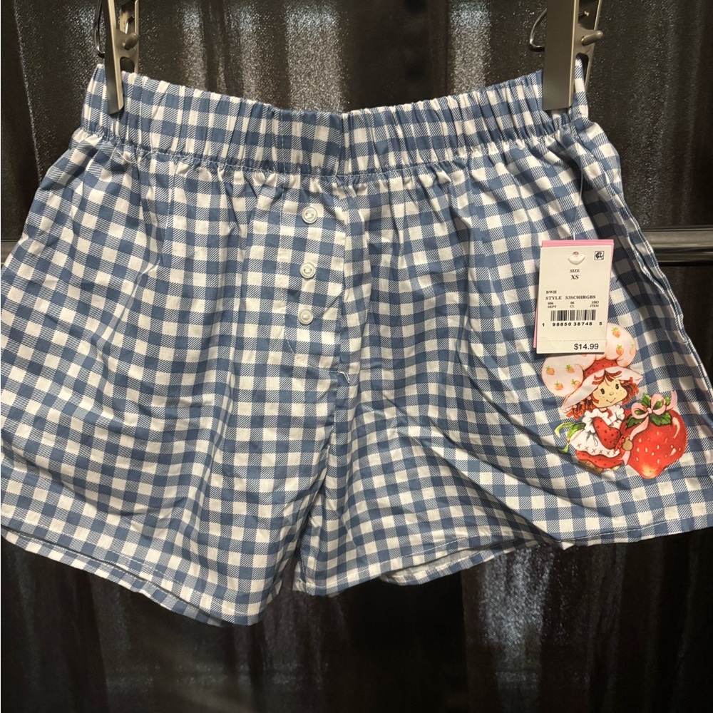 Target Blue Checkered Women's Shorts